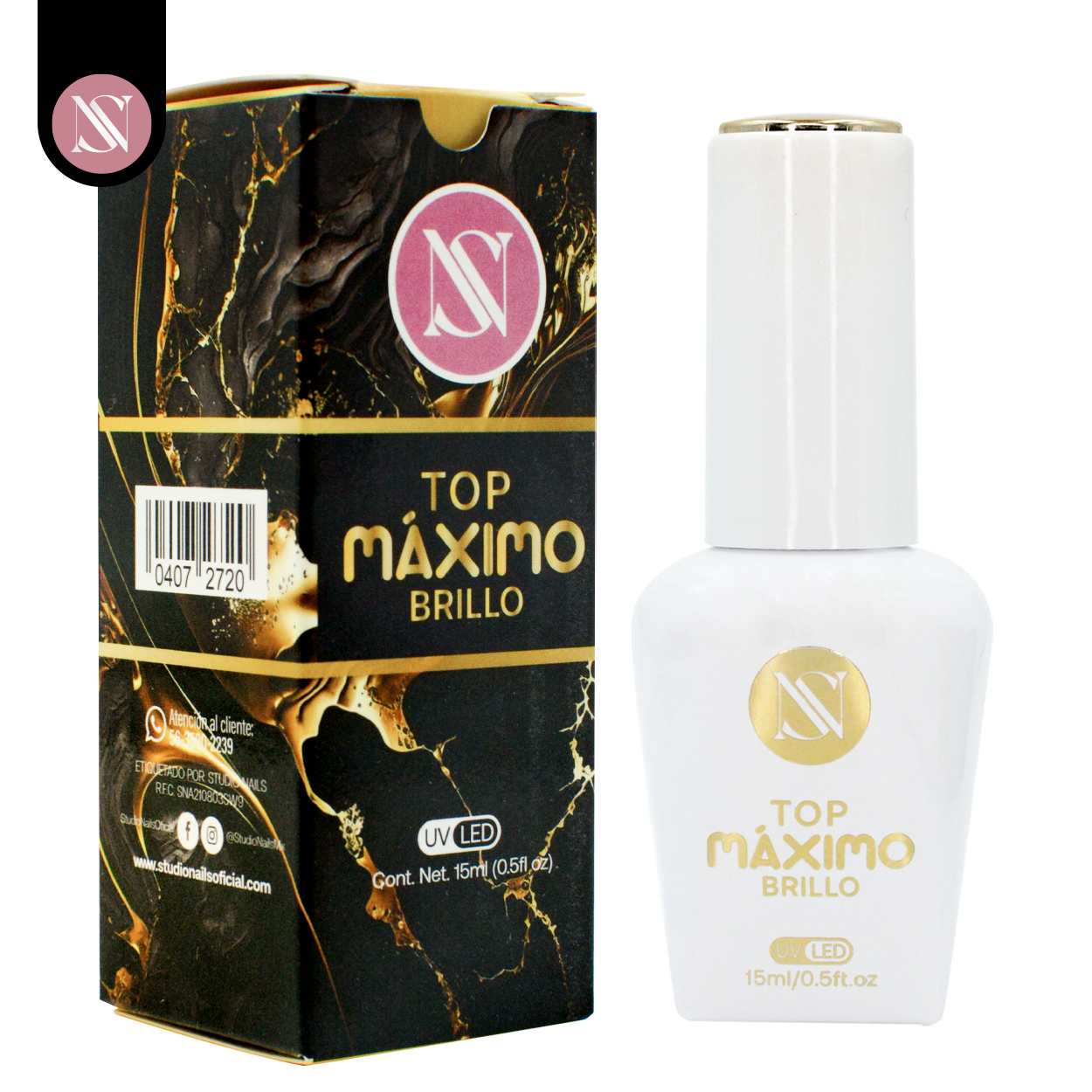 Top Coat Máximo Brillo Studio Nails