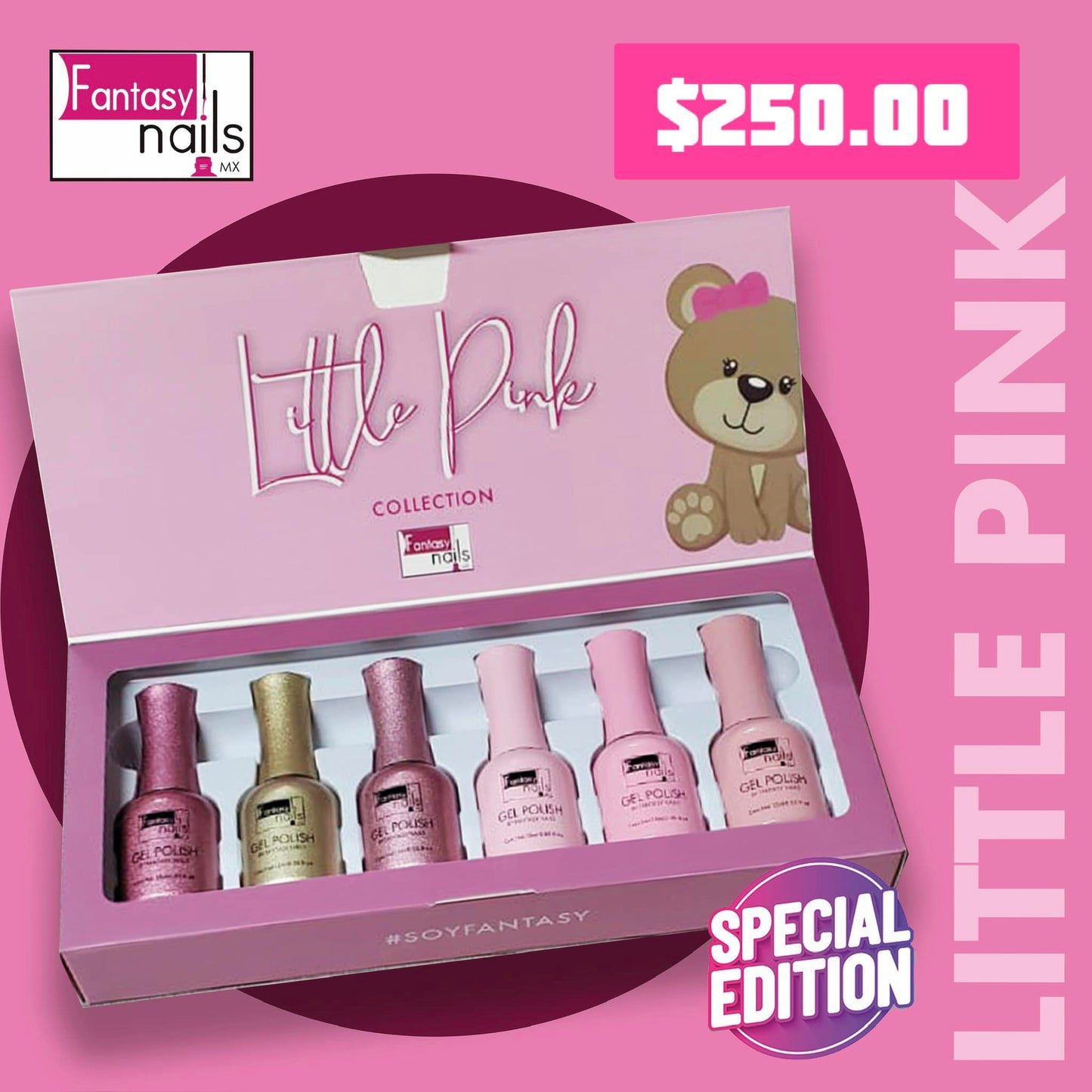 Gama Little Pink Fantasy Nails