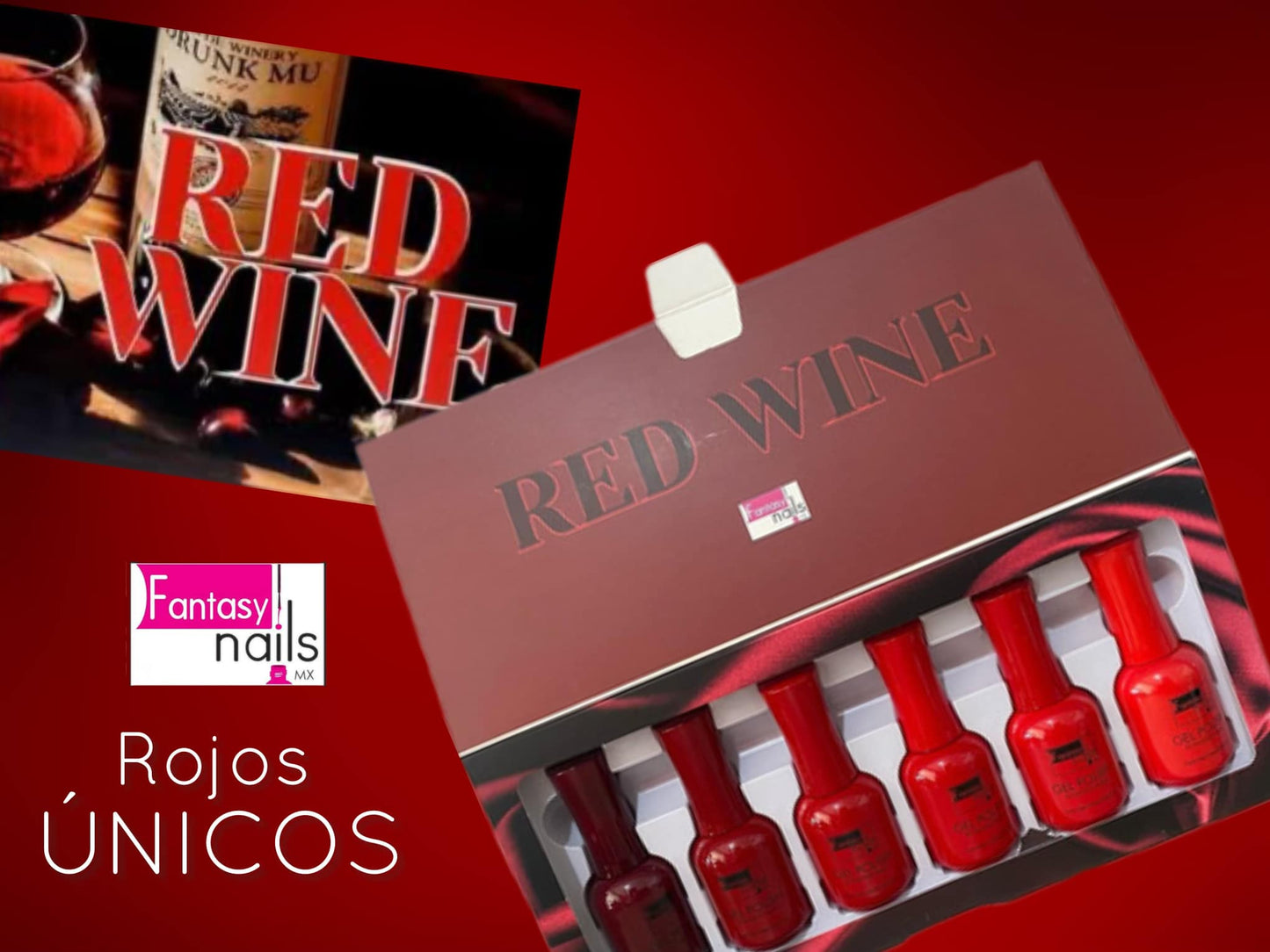 Gama Red Wine Fantasy Nails