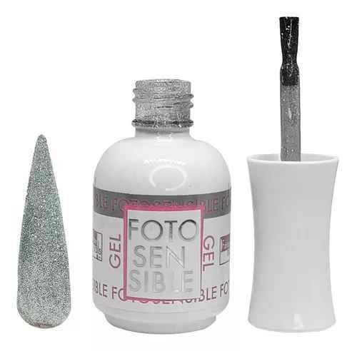Gel Fotosensible Plata 15 ml Fantasy Nails