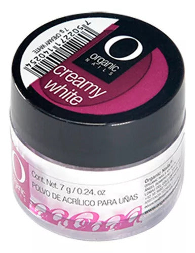 Creamy White Polvo Acrilico Organico