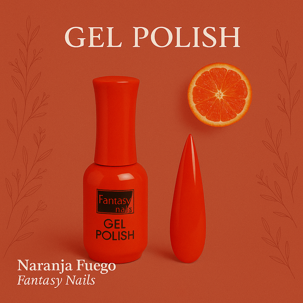 GEL POLISH #15 NARANJA FUEGO