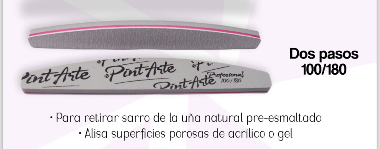 Lima Dos pasos 100/180 PintArt Nails