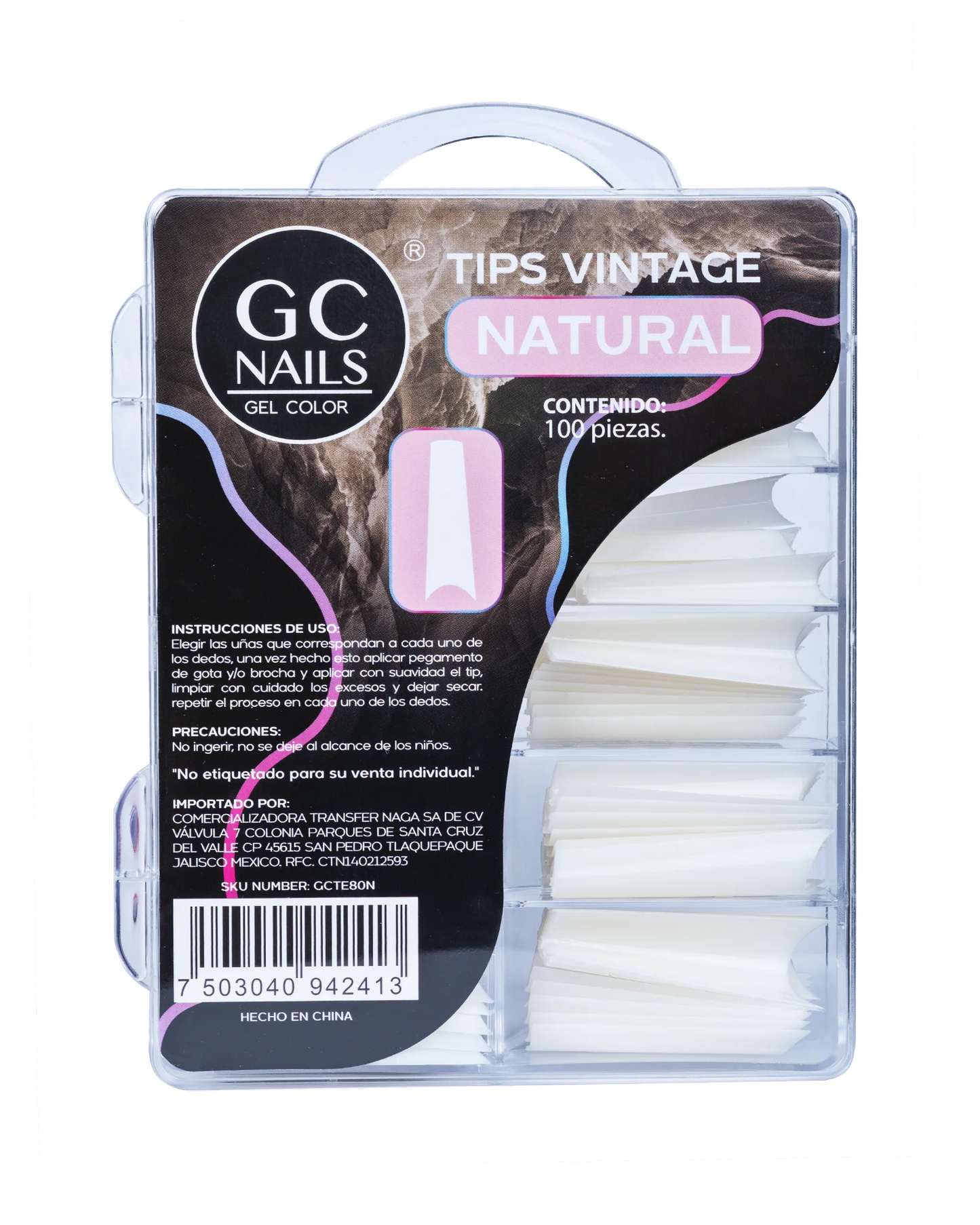 TIPS VINTAGE 100PCS E80 NATURAL GC