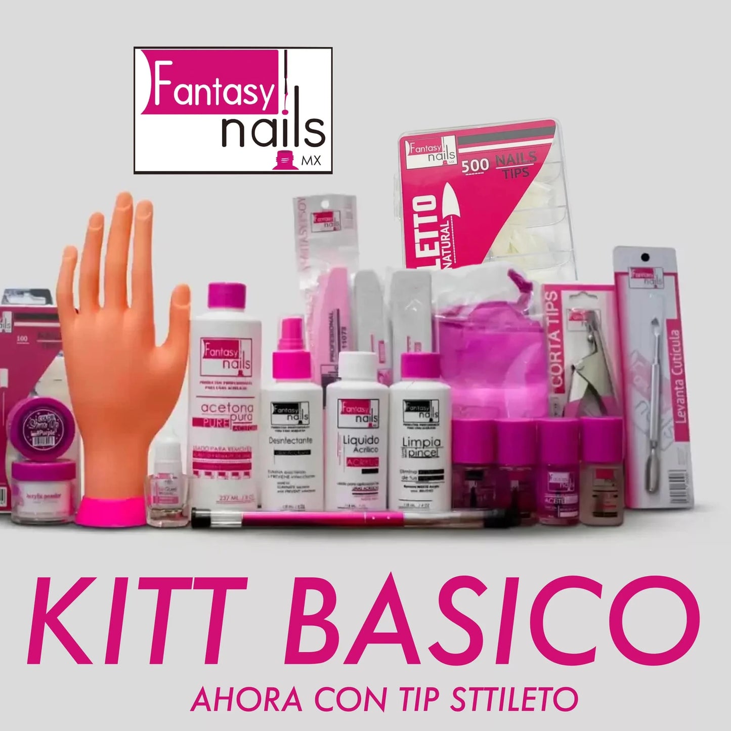 Kit para Uñas Acrilicas Fantasy Nails