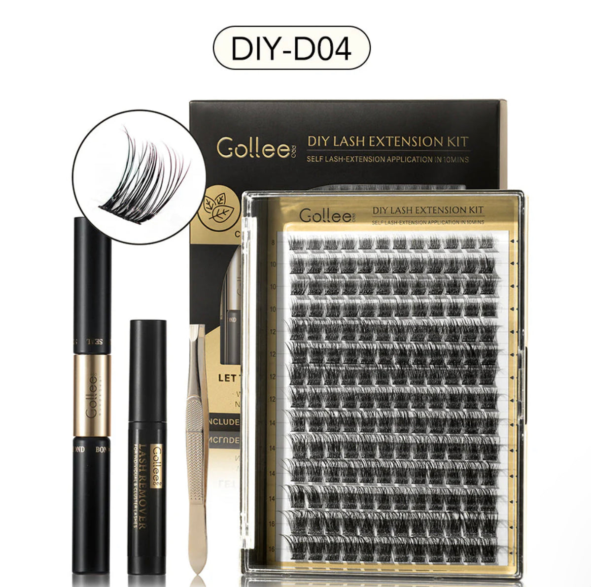 Extensión de pestañas DIY Golle