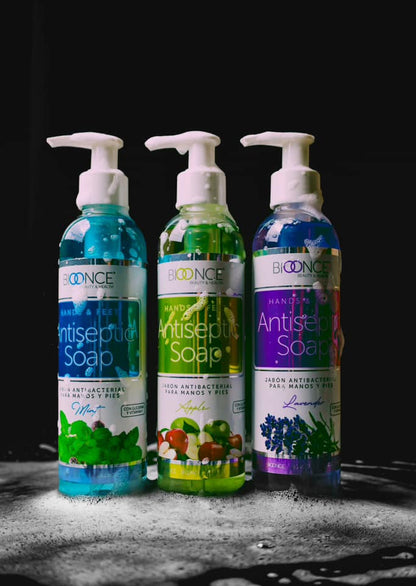 Jabón antiséptico y antibacterial para pies y manos Bioonce