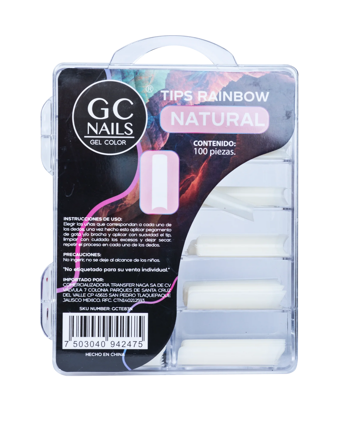 TIPS RAINBOW 100PCS E83 NATURAL GC