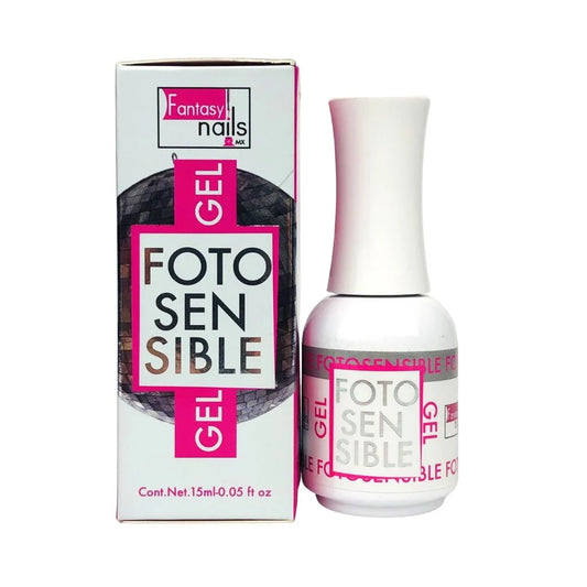Gel Fotosensible Plata 15 ml Fantasy Nails
