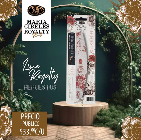 ROYALTY REPUESTOS LIMAS SABLE INOX MARIA CIBELLES