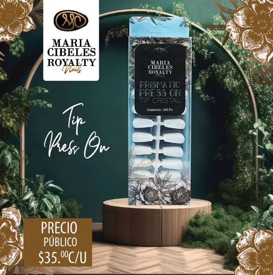 ROYALTY PRISMATIC PRESS ON TIP CRISTAL Maria Cibeles